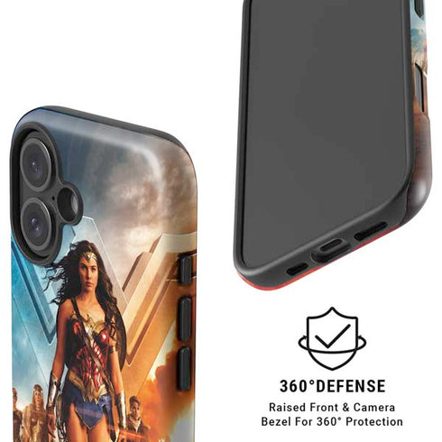 DC Comics Wonder Woman Main characters Poster iPhone 16 Plus Magsafe Impact Case